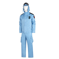 Mickey 17 (2025) Mickey Barnes blau Kostüm Cosplay Outfits