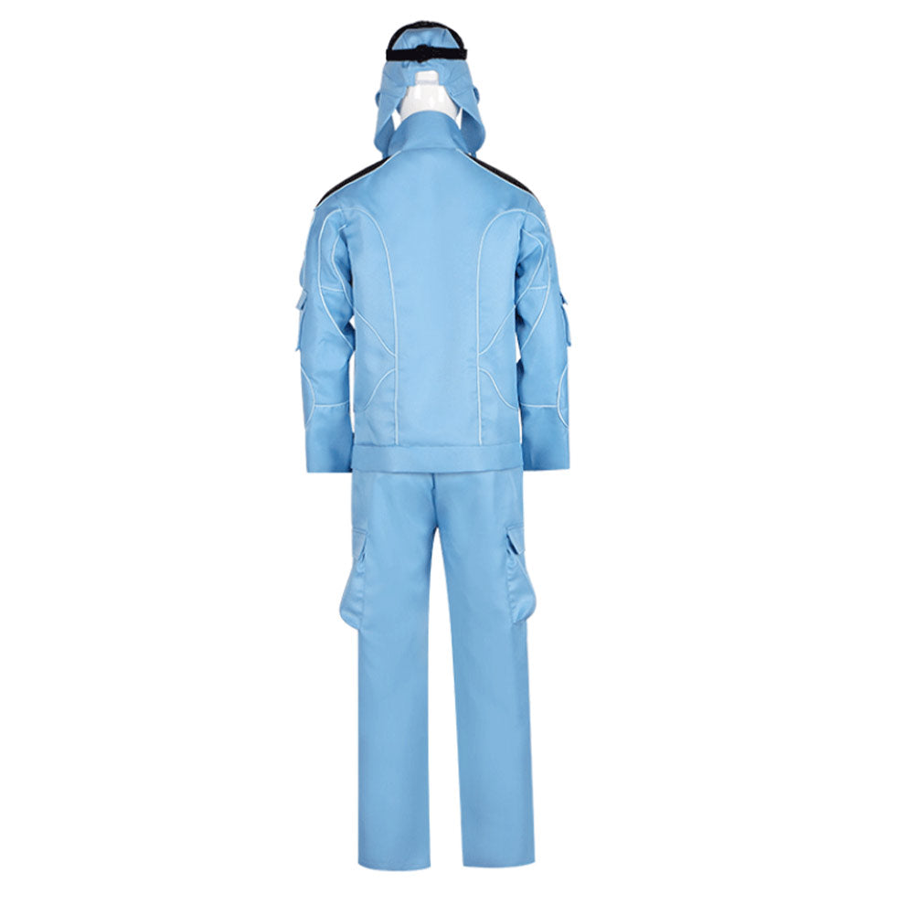 Mickey 17 (2025) Mickey Barnes blau Kostüm Cosplay Outfits