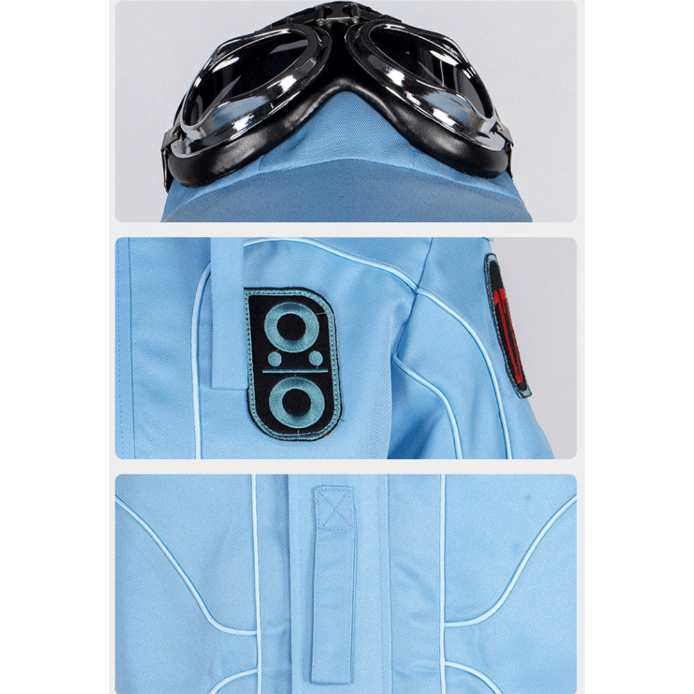 Mickey 17 (2025) Mickey Barnes blau Kostüm Cosplay Outfits