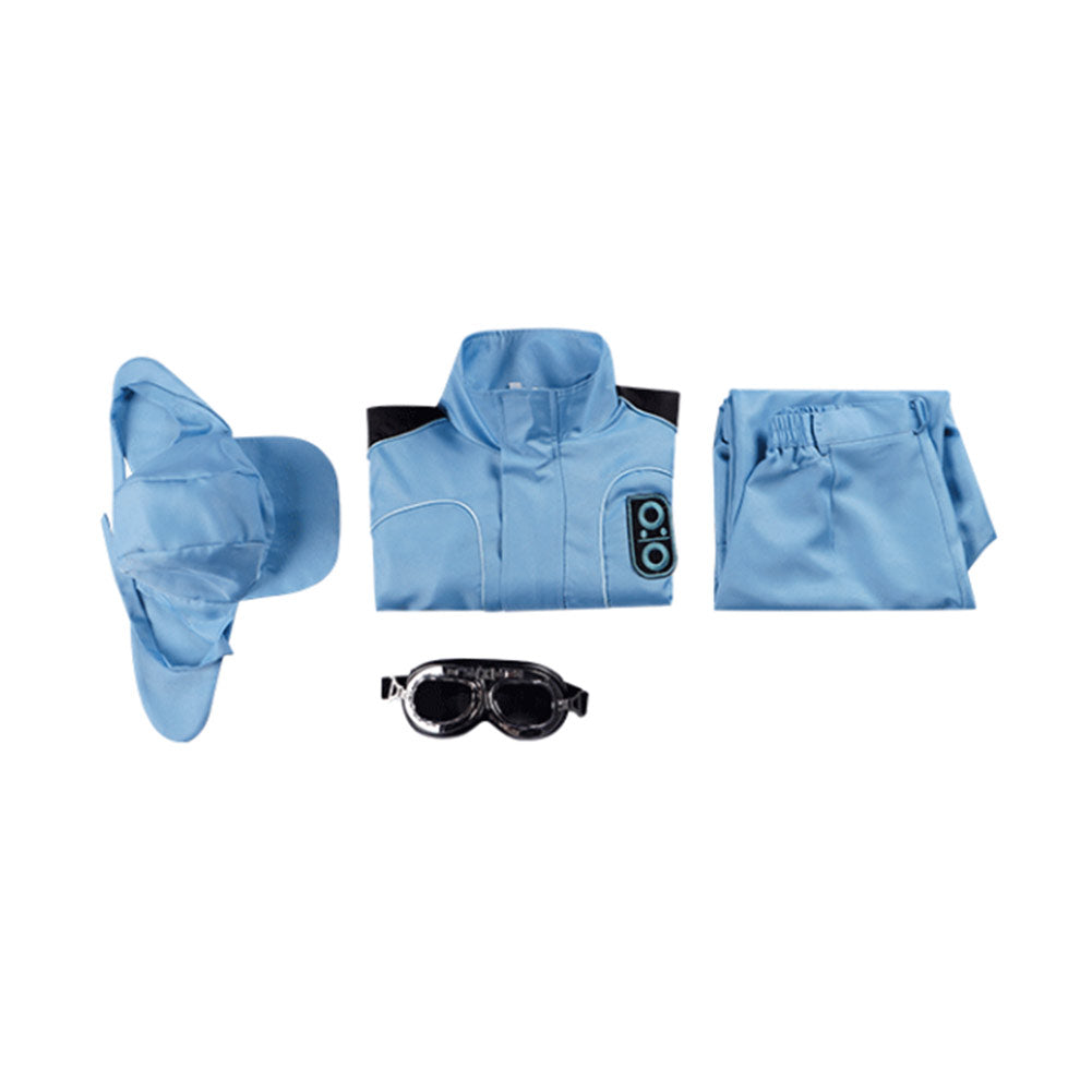 Mickey 17 (2025) Mickey Barnes blau Kostüm Cosplay Outfits