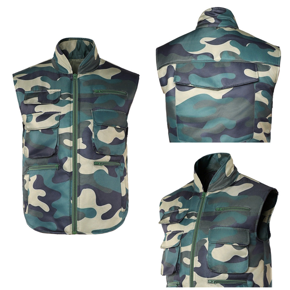 Mike Wheeler Weste Stranger Things Michael Camouflage Herrenwesten Cosplay Outfits