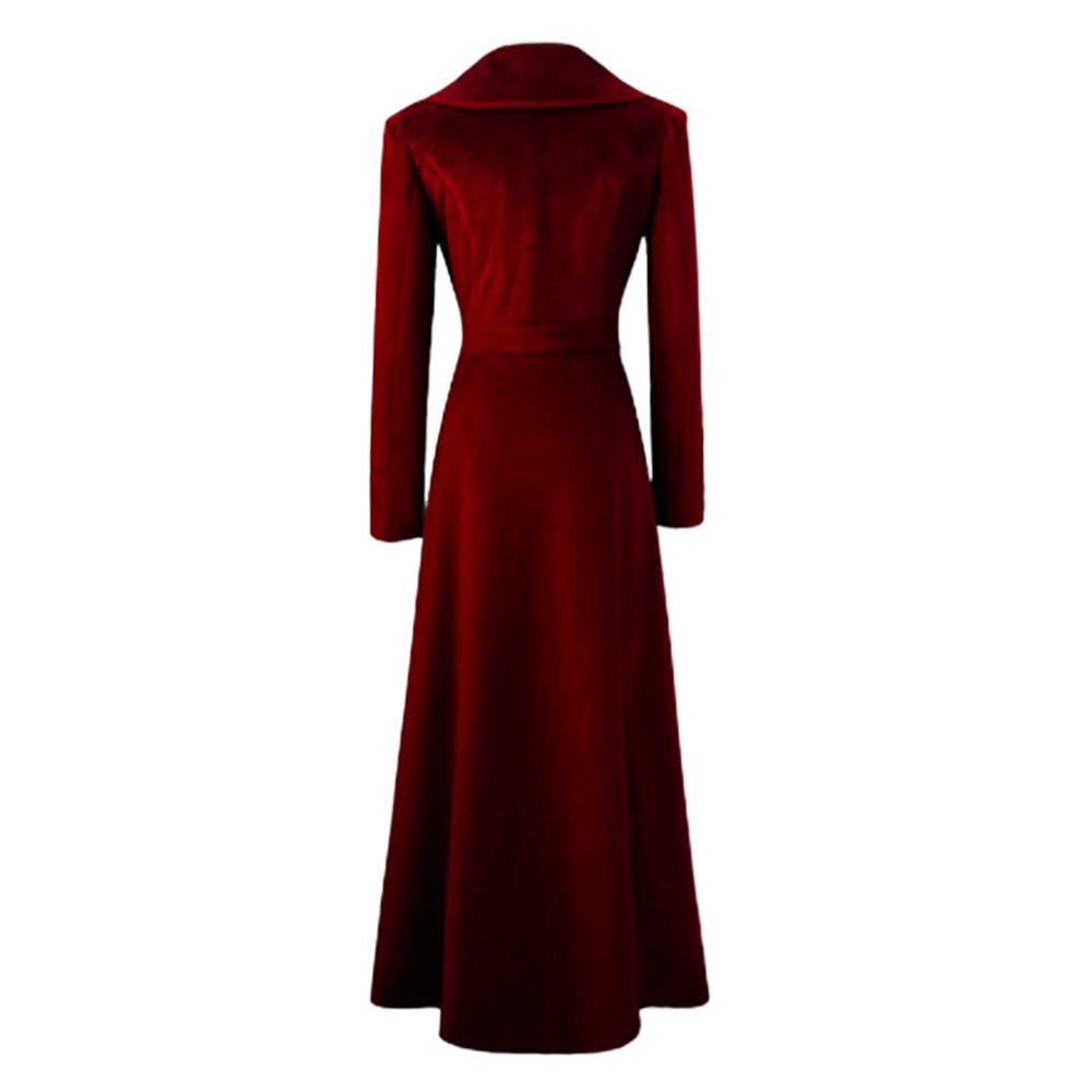 Mittelalter Kostüm Samt Trenchcoat Halloween Karneval Weihnachten Cosplay Outfit