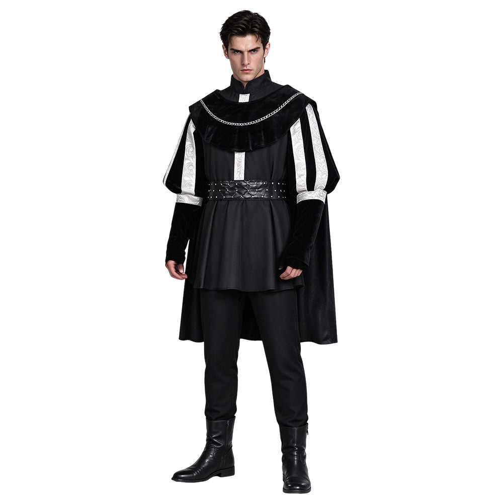 Mittelalter Kostüm Set Söldner Cosplay Outfit Halloween Karneval Party Suit
