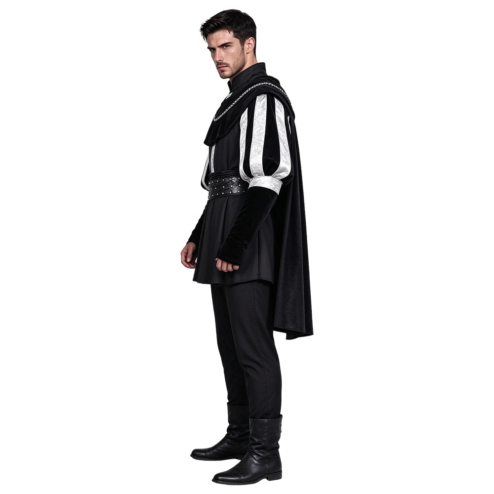 Mittelalter Kostüm Set Söldner Cosplay Outfit Halloween Karneval Party Suit