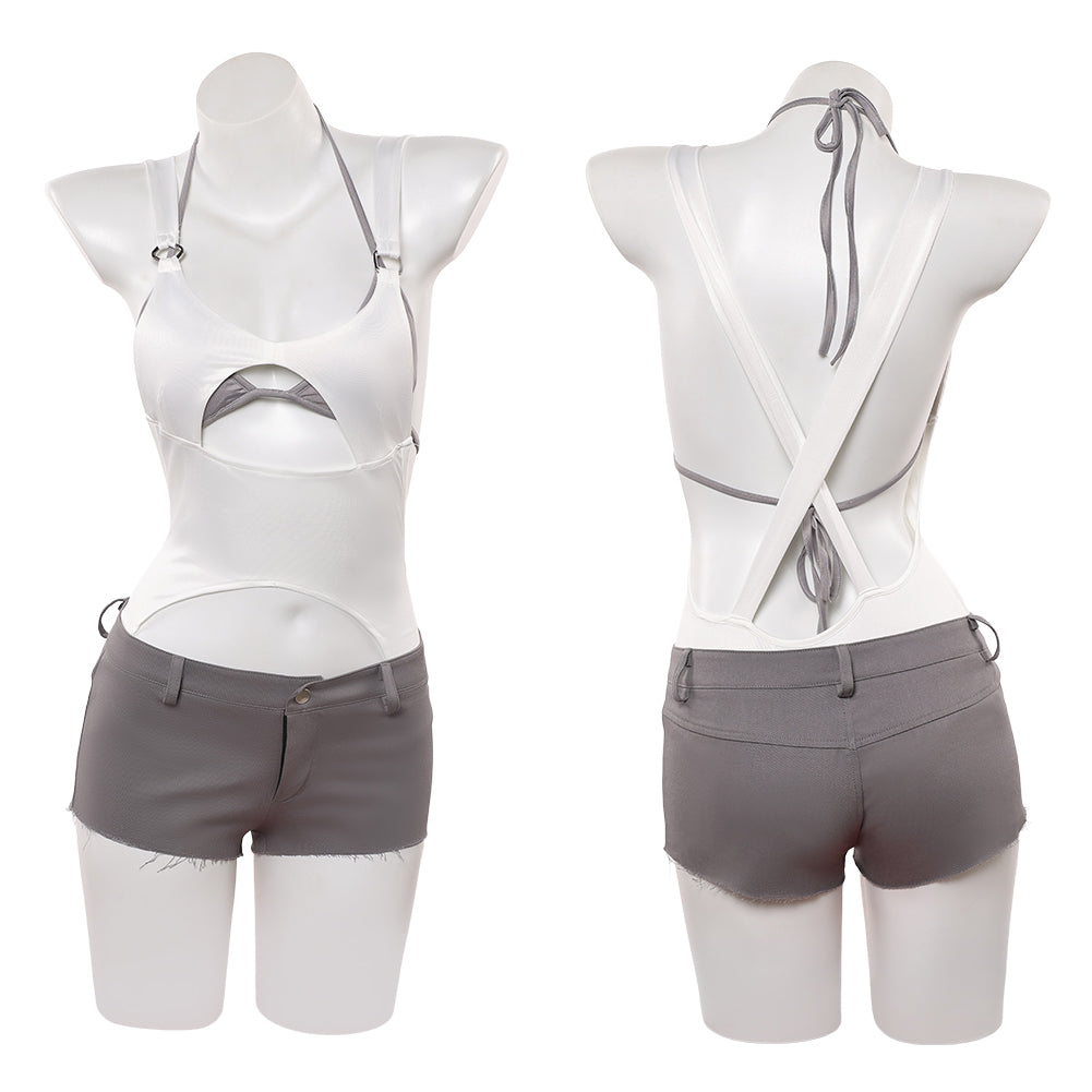 MIZi weiß grau Outfit Alien Stage MIZI Cosplay Kostüm