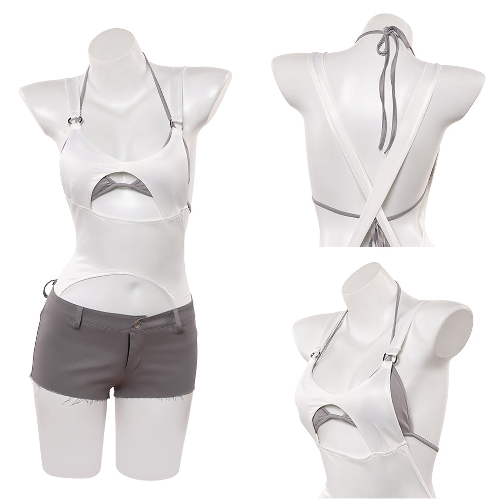 MIZi weiß grau Outfit Alien Stage MIZI Cosplay Kostüm