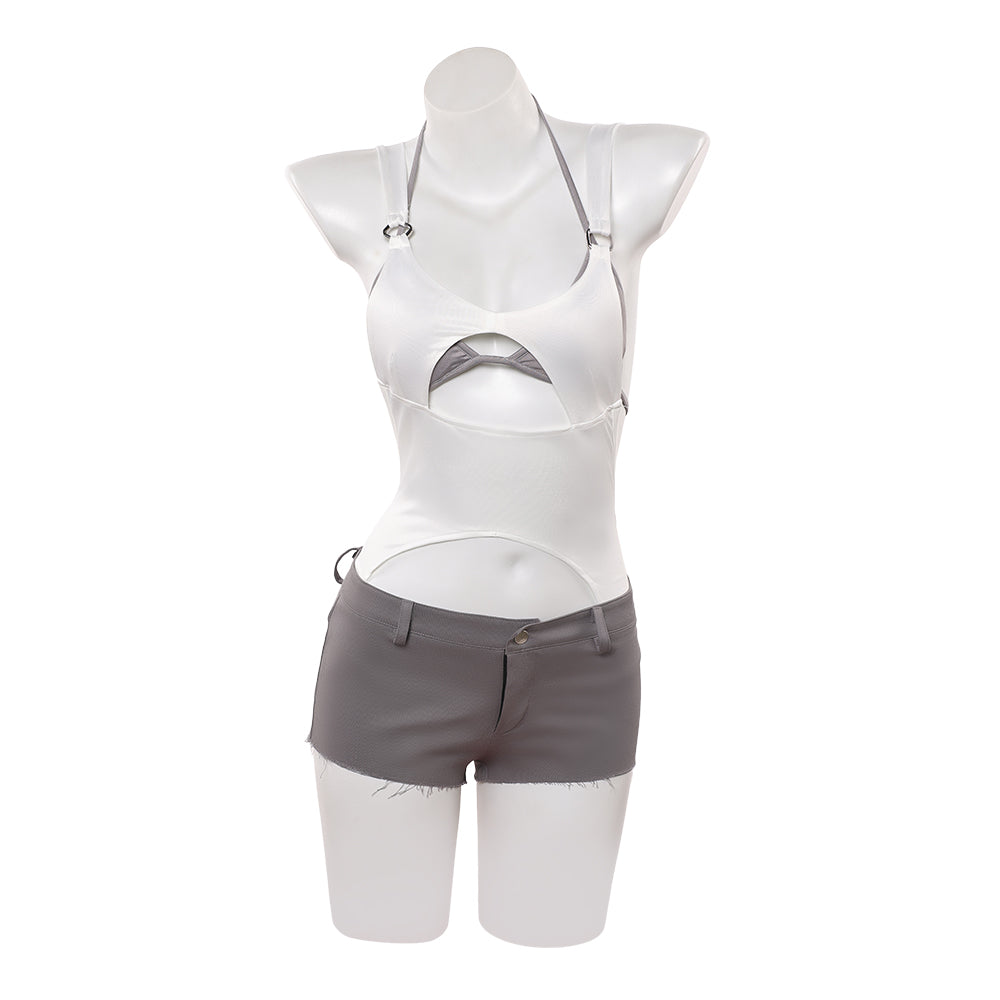 MIZi weiß grau Outfit Alien Stage MIZI Cosplay Kostüm