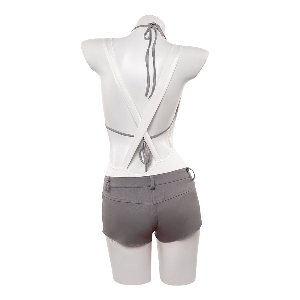 MIZi weiß grau Outfit Alien Stage MIZI Cosplay Kostüm