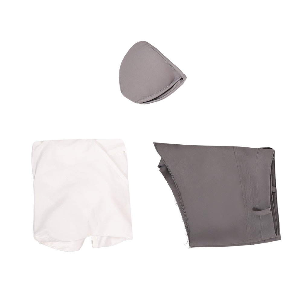 MIZi weiß grau Outfit Alien Stage MIZI Cosplay Kostüm