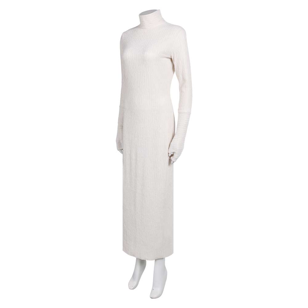 Mon Mothma weiß Robe Cosplay Outfits Kostüm