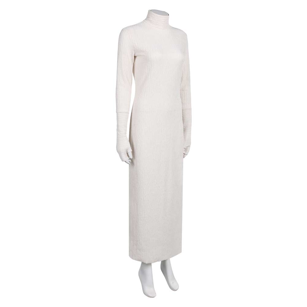 Mon Mothma weiß Robe Cosplay Outfits Kostüm