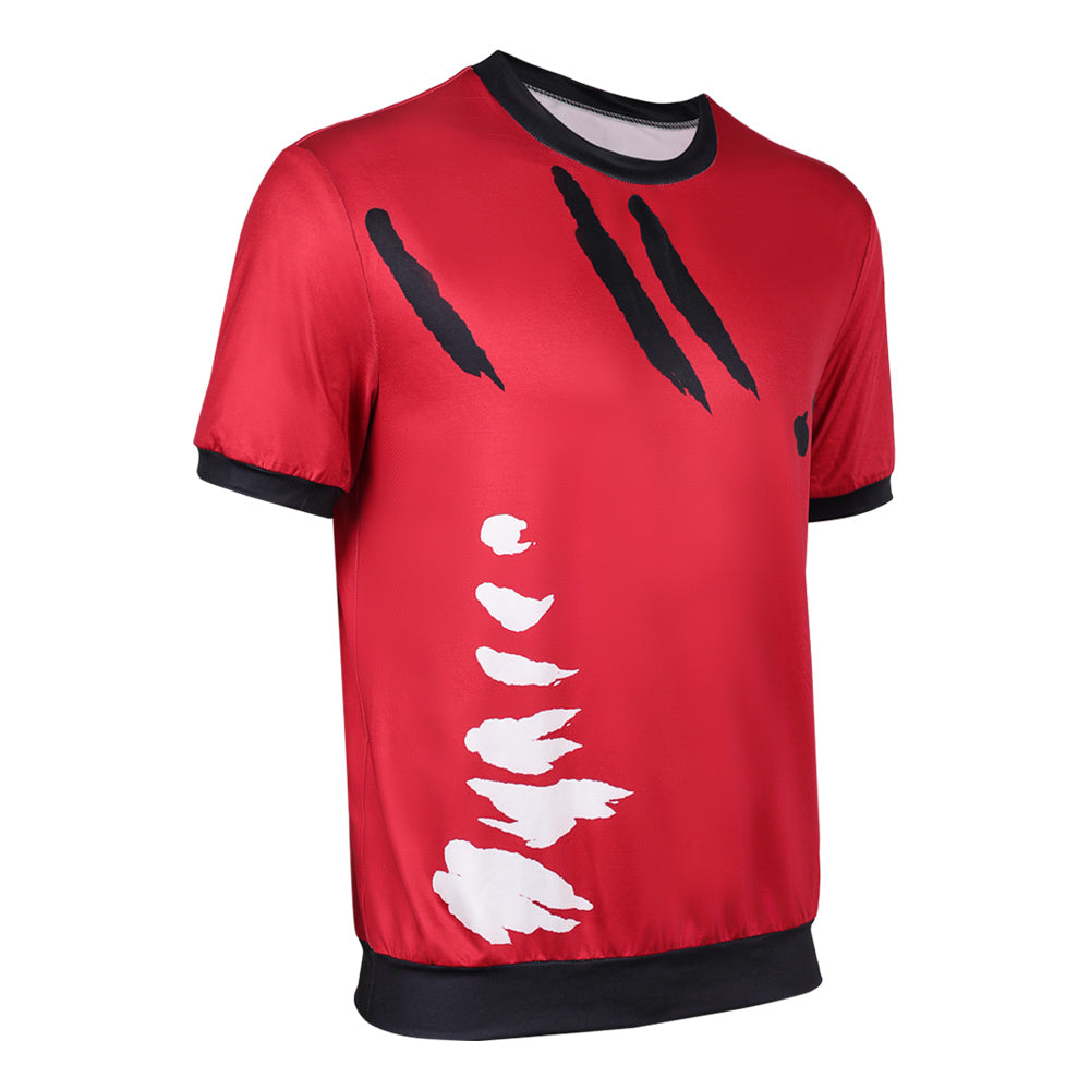 Monkey D. Luffy rot Shirt One Piece Live Action Straw Hat Cosplay Outfit