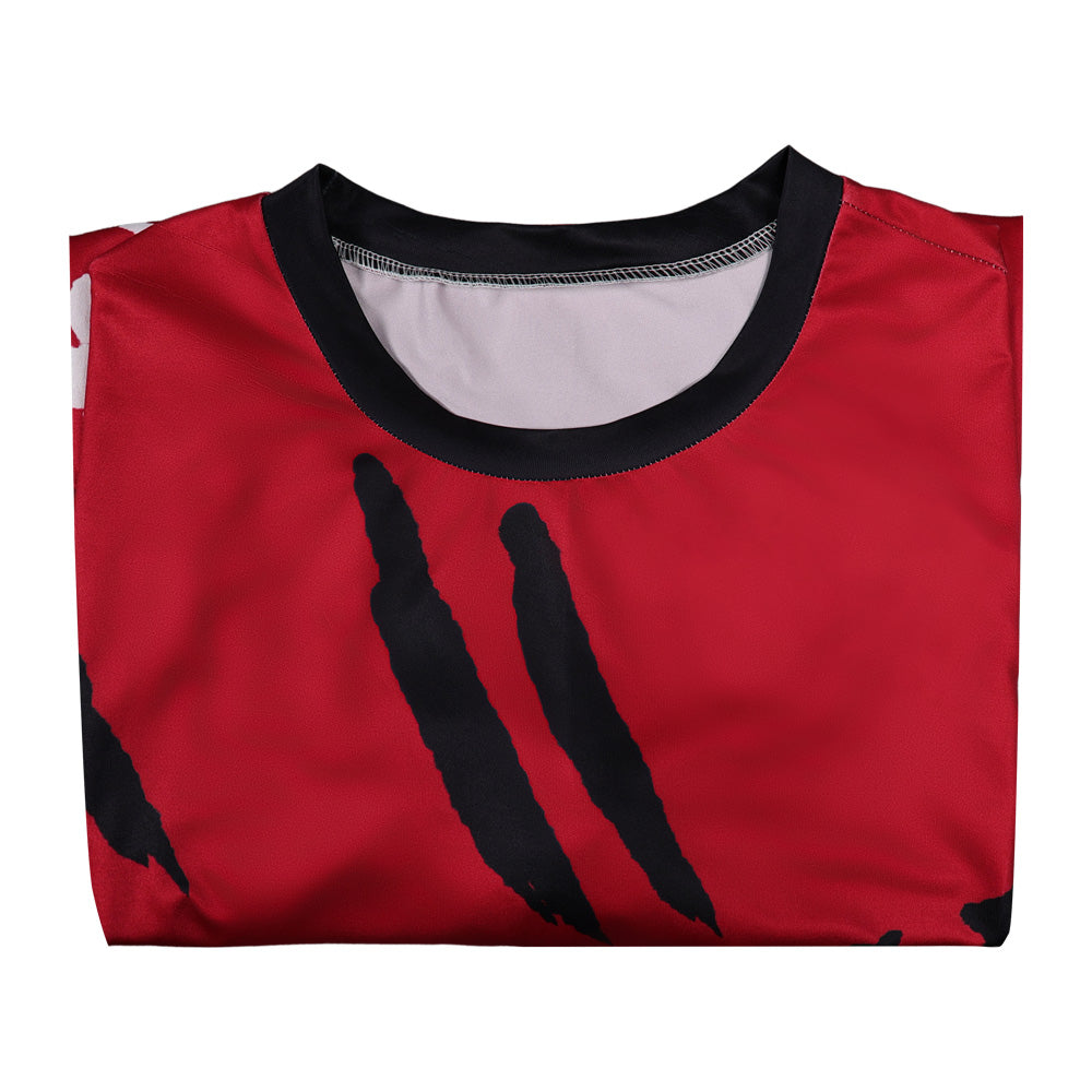 Monkey D. Luffy rot Shirt One Piece Live Action Straw Hat Cosplay Outfit