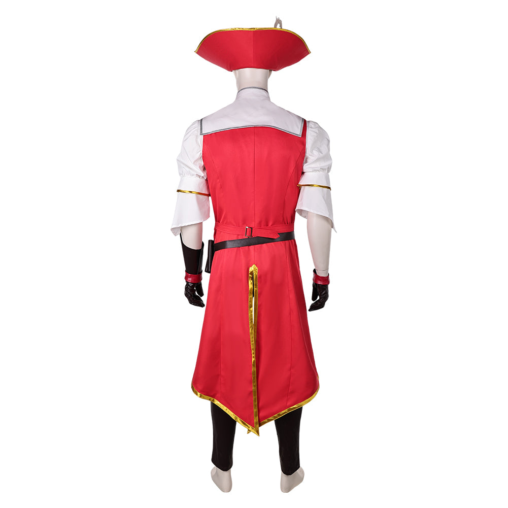 Monster Hunter Guild Knights Kostüm Set Cosplay rot Outfits