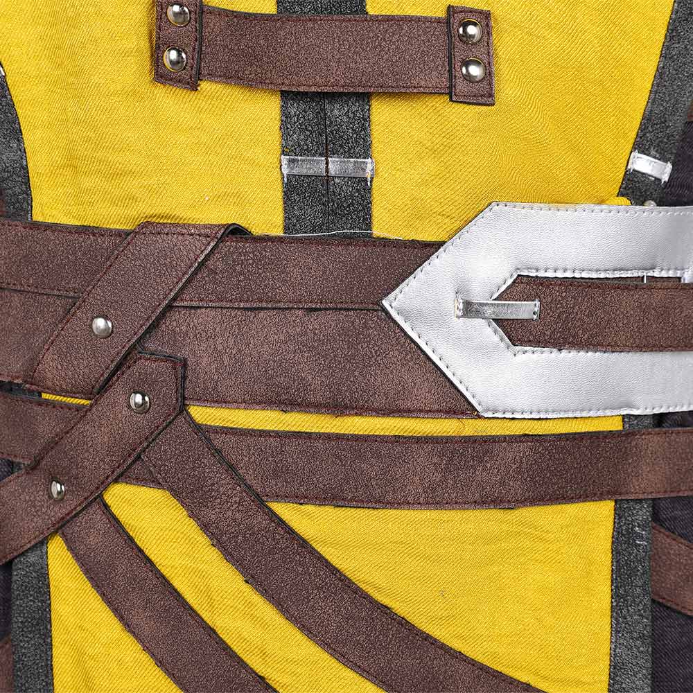 Mortal Kombat Scorpion gelb Outfits Cosplay Kostüm