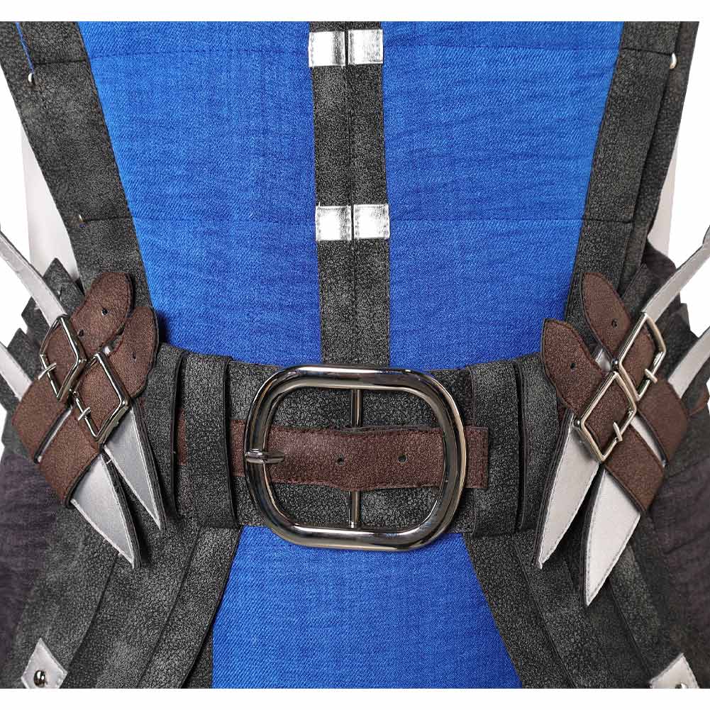 Mortal Kombat Sub-Zero blau Outfits Cosplay Kostüm