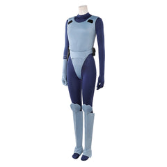 Motoko Kusanagi blau Jumpsuit Ghost in the Shell The Major Cosplay Outfit