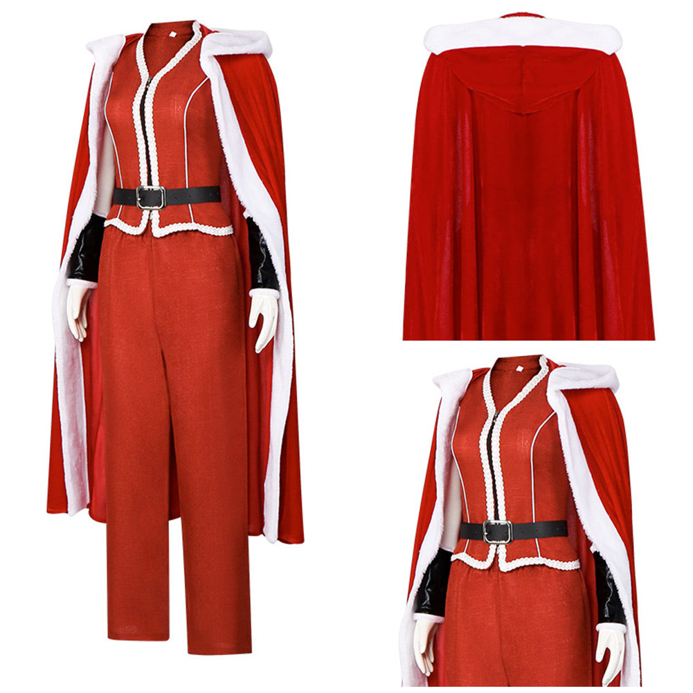 Mrs. Claus Kostüm Set Violent Night 2 Mrs. Claus Cosplay Outfit
