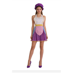 Mrs. Potts weblich Kleid Beauty And The Beast Mrs. Potts Cosplay Kostüm
