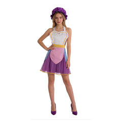 Mrs. Potts weblich Kleid Beauty And The Beast Mrs. Potts Cosplay Kostüm