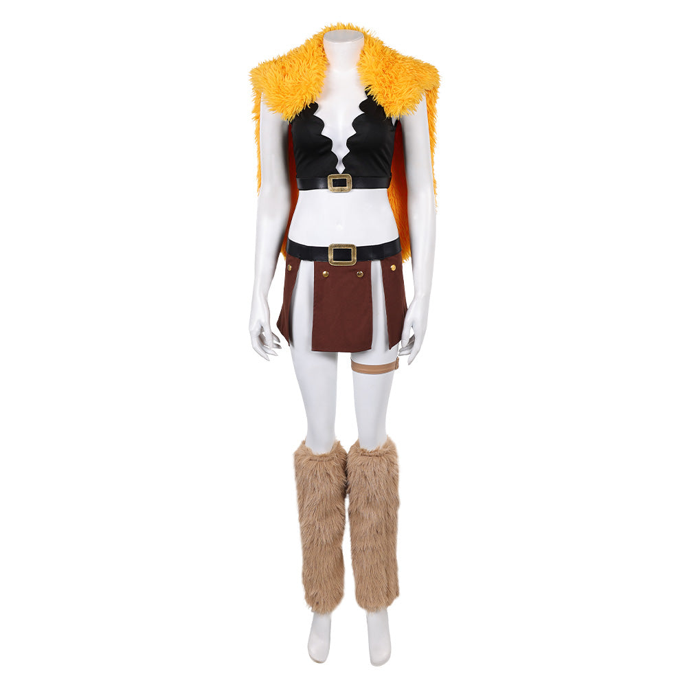 Nami Kostüm Set One Piece Nami gelb Cosplay Kostüm