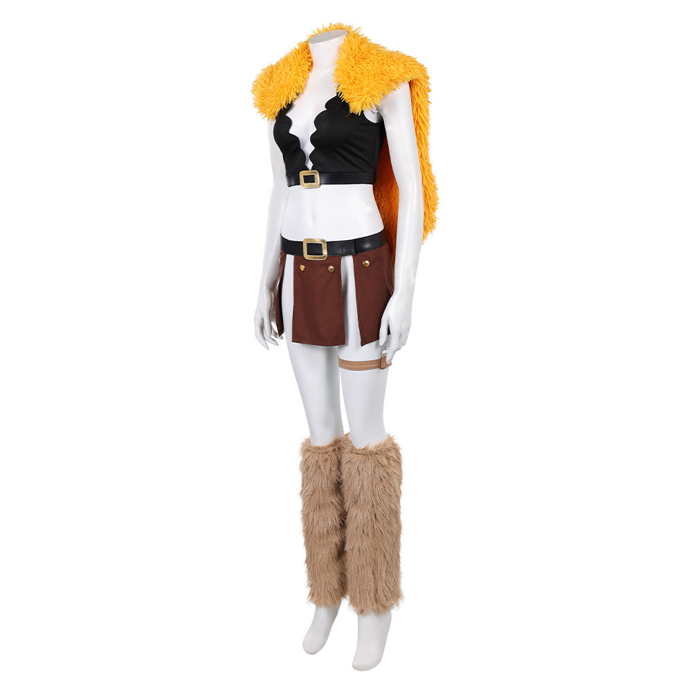 Nami Kostüm Set One Piece Nami gelb Cosplay Kostüm
