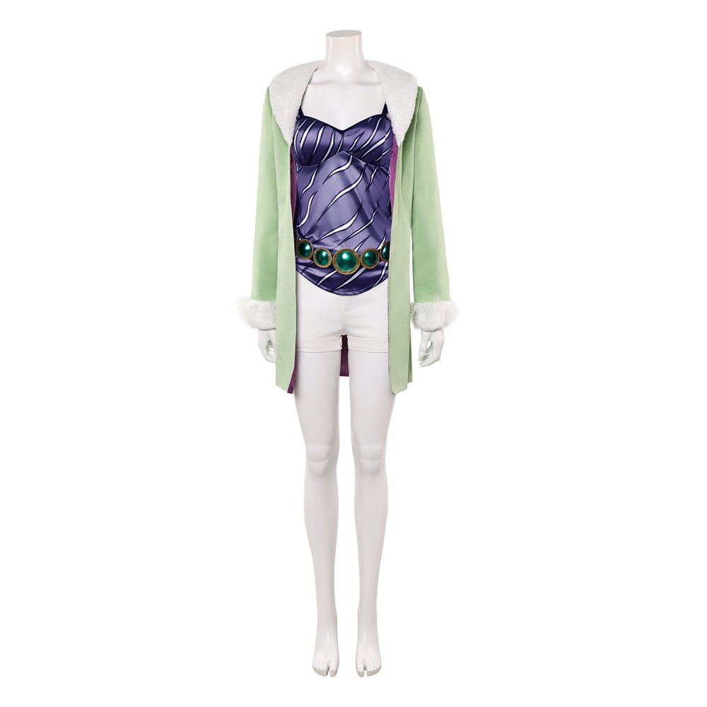 Nefertari Vivi Kostüm Set One Piece Miss Wednesday Cosplay Outfit