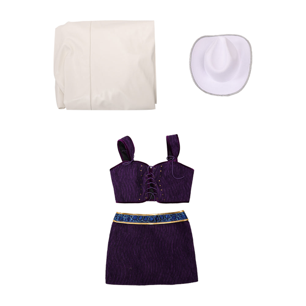 Nico Robin weiß Outfit One Piece Devil Child Cosplay Kostüm