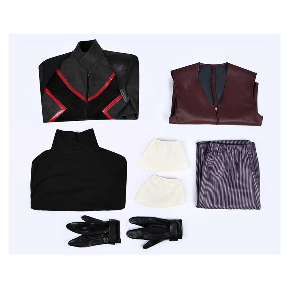 Nightcrawler schwarz Kostüm Set Doomsday Kurt Wagner Cosplay Outfit