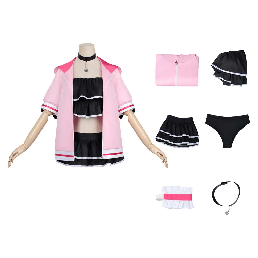 Noi Komazawa schwarz Outfit Cosmic Princess Kaguya Noi Cosplay Kostüm