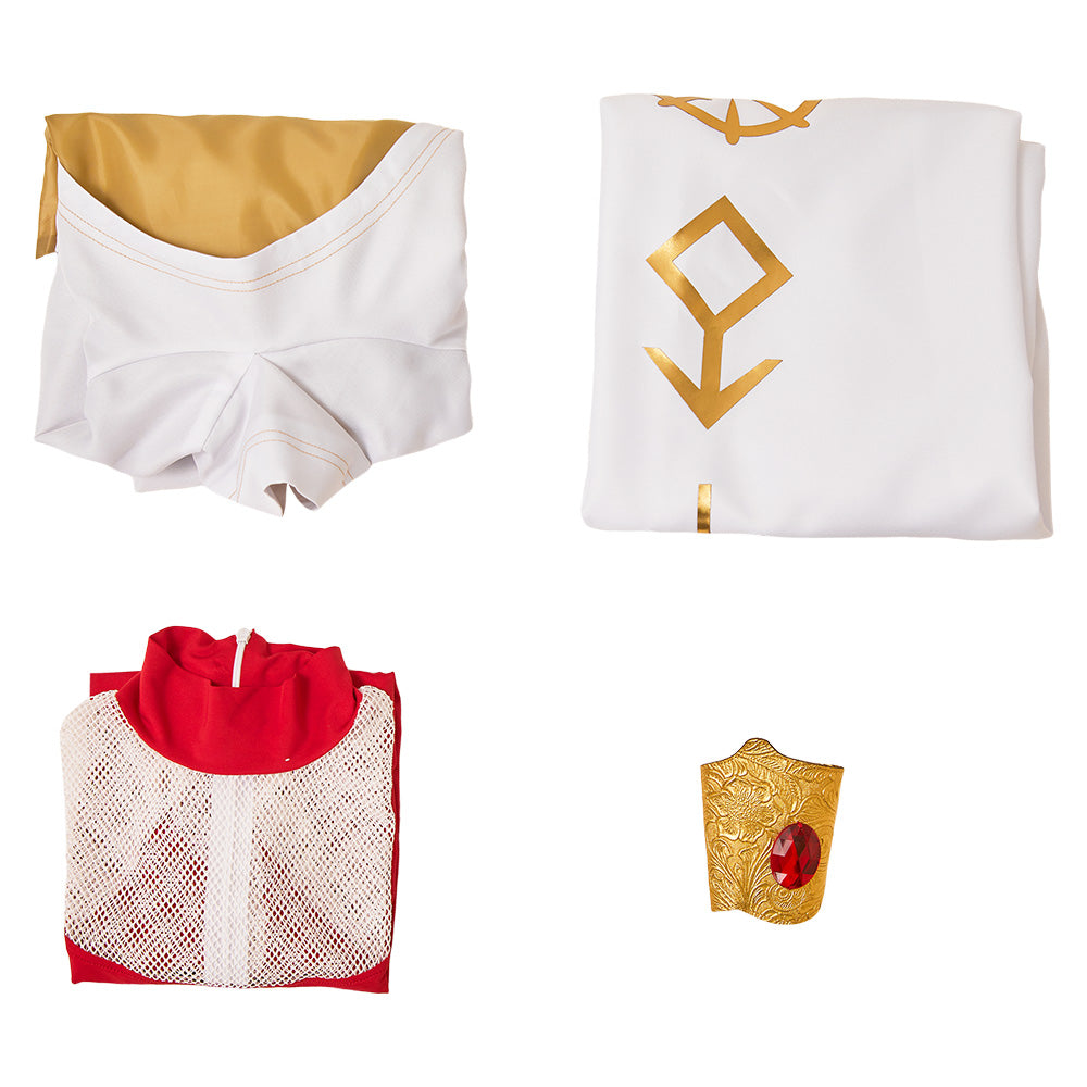 Nova Bright Kostüm Zombies 4: Dawn of the Vampires Nova weiß Cosplay Outfits