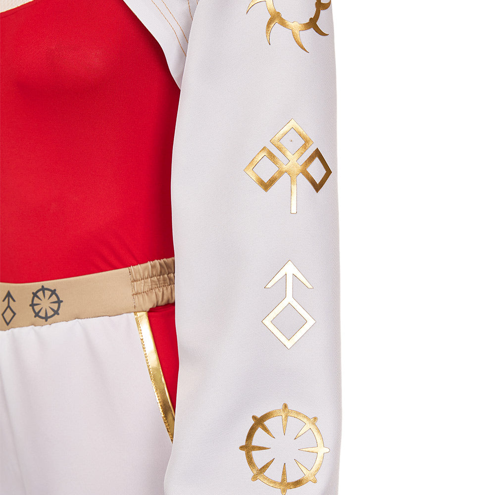 Nova Bright Kostüm Zombies 4: Dawn of the Vampires Nova weiß Cosplay Outfits