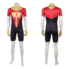 Oliver Grayson rot gelb Jumpsuit Invincible Omni-Man Cosplay Outfit