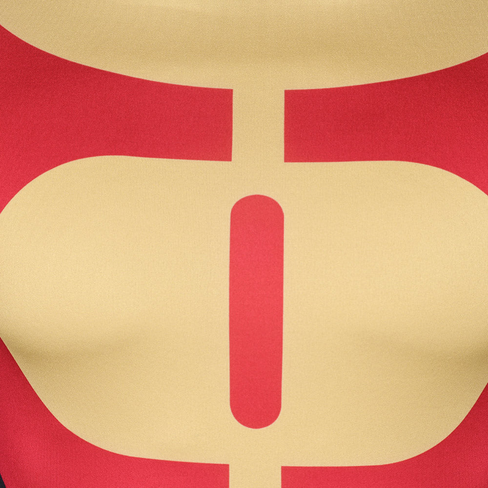 Oliver Grayson rot gelb Jumpsuit Invincible Omni-Man Cosplay Outfit