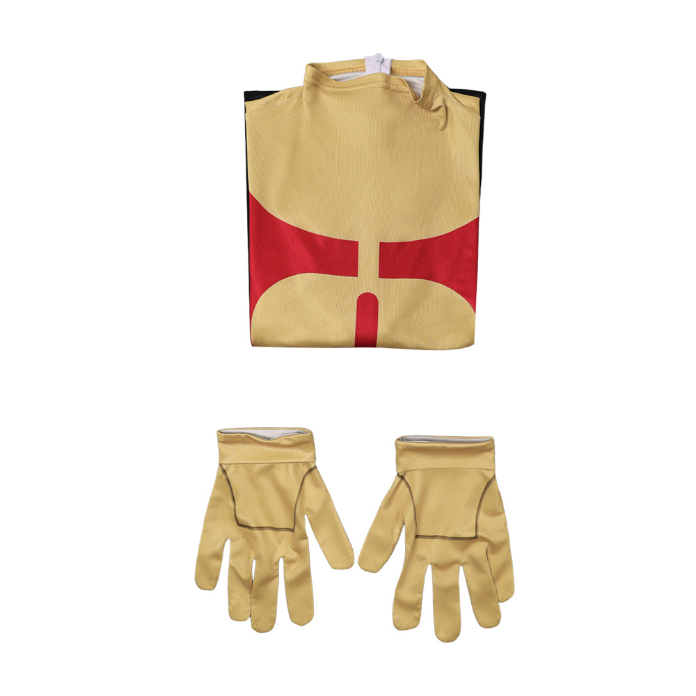 Oliver Grayson rot gelb Jumpsuit Invincible Omni-Man Cosplay Outfit