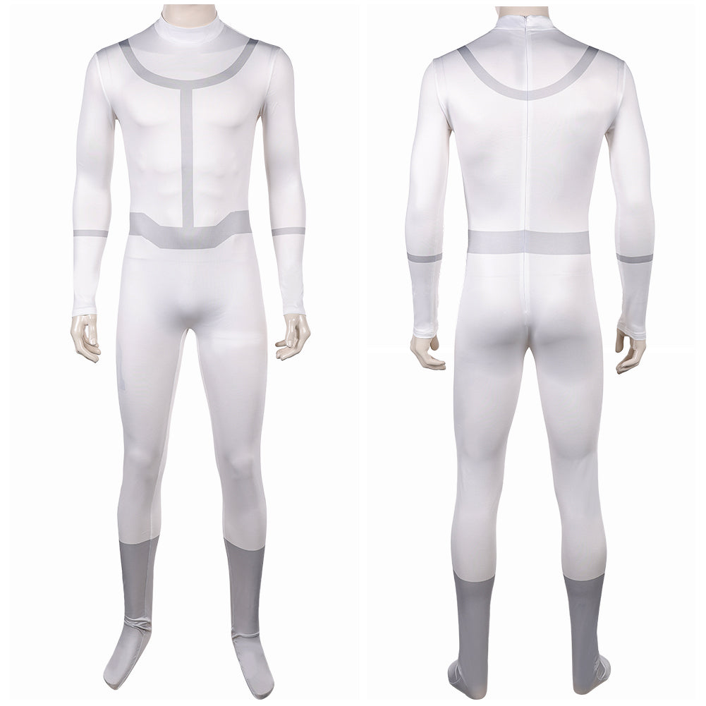 Omni-Man weiß Jumpsuit Invincible Viltrumites Nolan Grayson Cosplay Outfit