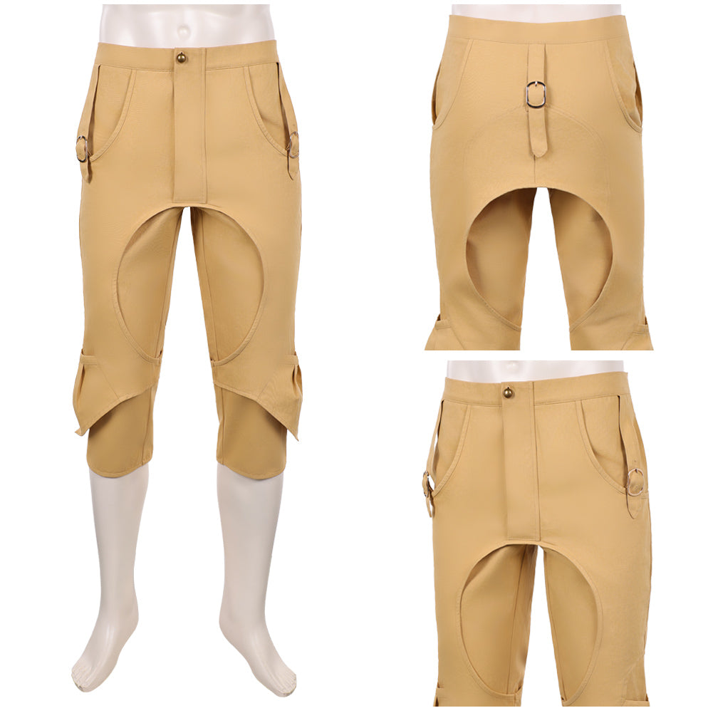 ONE PIECE FILM RED Monkey D. Luffy Hose Cosplay Outfit	  