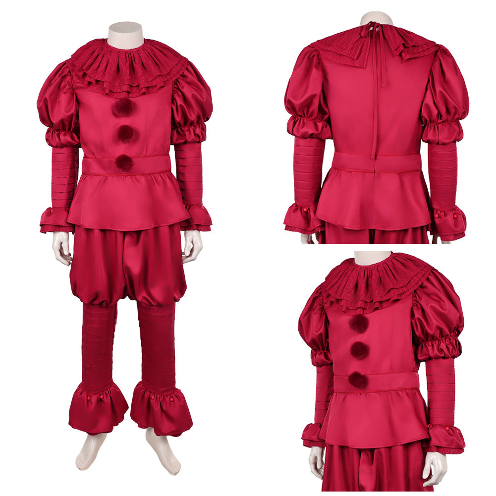 Pennywise It rot Kostüm Set Stephen King Cosplay Outfit