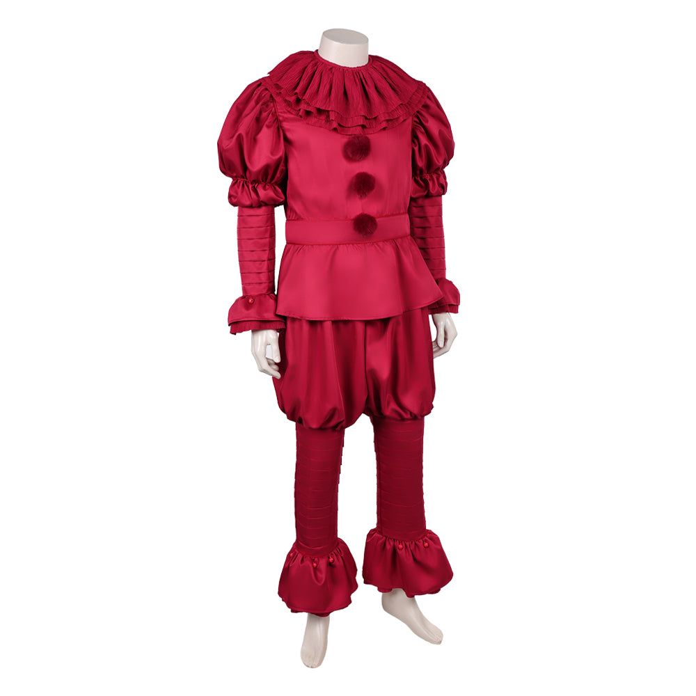 Pennywise It rot Kostüm Set Stephen King Cosplay Outfit