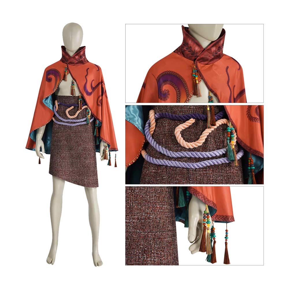 Peylak rot Outfit Avatar: Fire and Ash Peylak Cosplay Kostüm