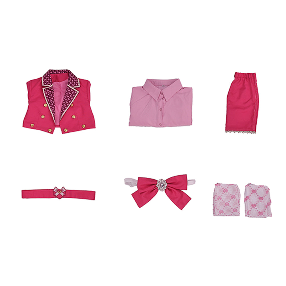 Pink Kostüm Set Descendants: Wicked Wonderland Pink Cosplay Outfit