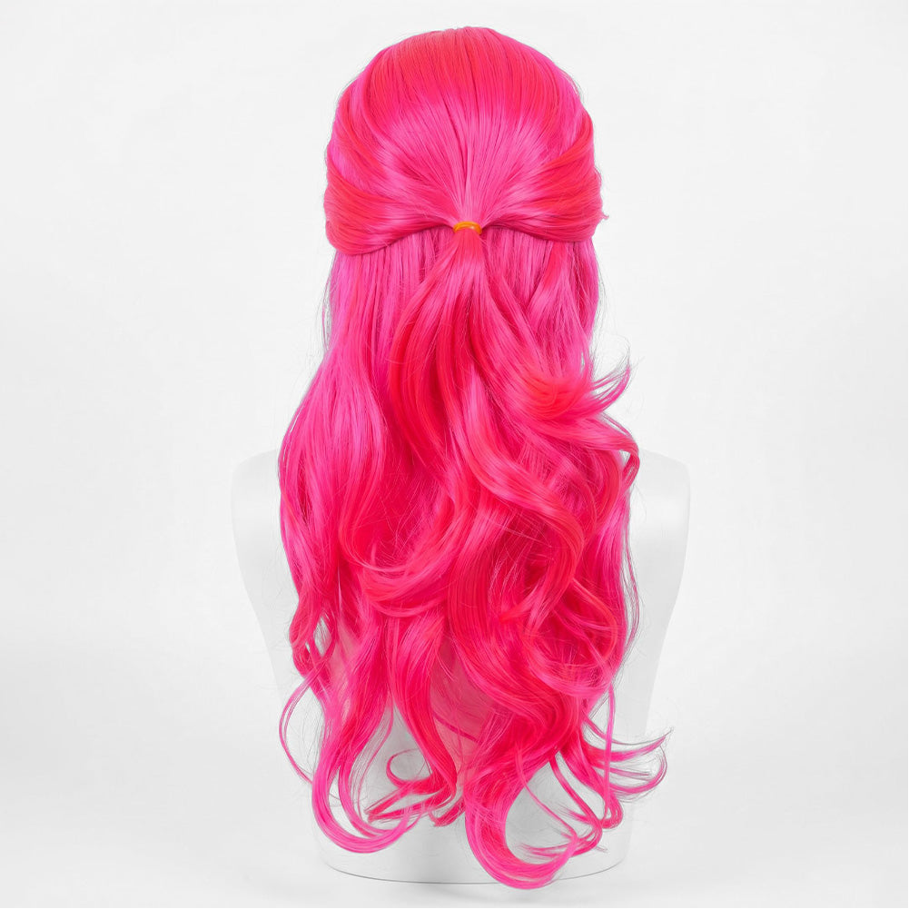 Pink Mädchen Kostüm Set Kleid Descendants: Wicked Wonderland Pink Cosplay Outfit 