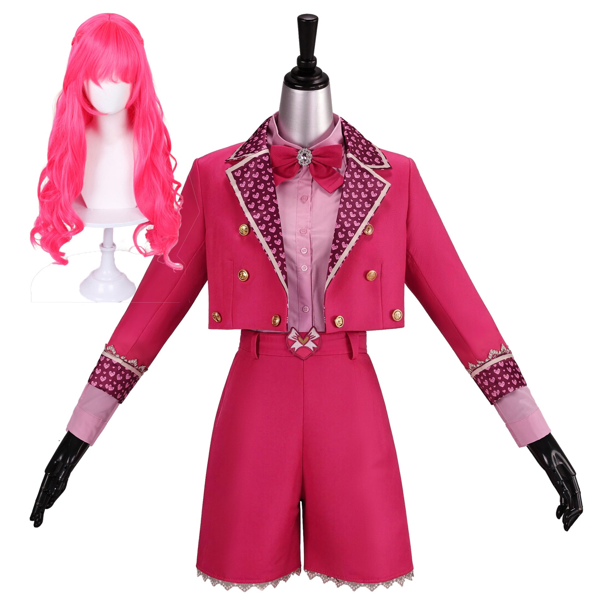 Pink Kostüm Set Descendants: Wicked Wonderland Pink Cosplay Outfit