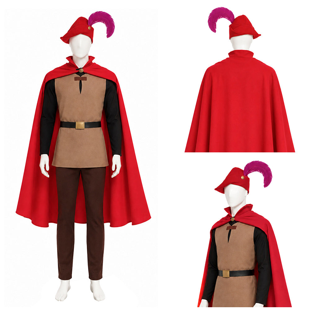 Prince Phillip Kostüm Set Sleeping Beauty Prince Phillip Cosplay Outfit