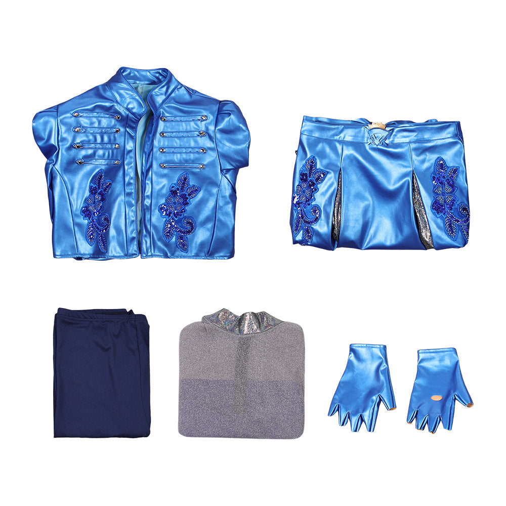 Princess Chloe Charming blau Kostüm Set Descendants: Wicked Wonderland Chloe Cosplay Outfit
