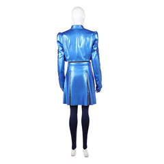 Princess Chloe Charming blau Kostüm Set Descendants: Wicked Wonderland Chloe Cosplay Outfit