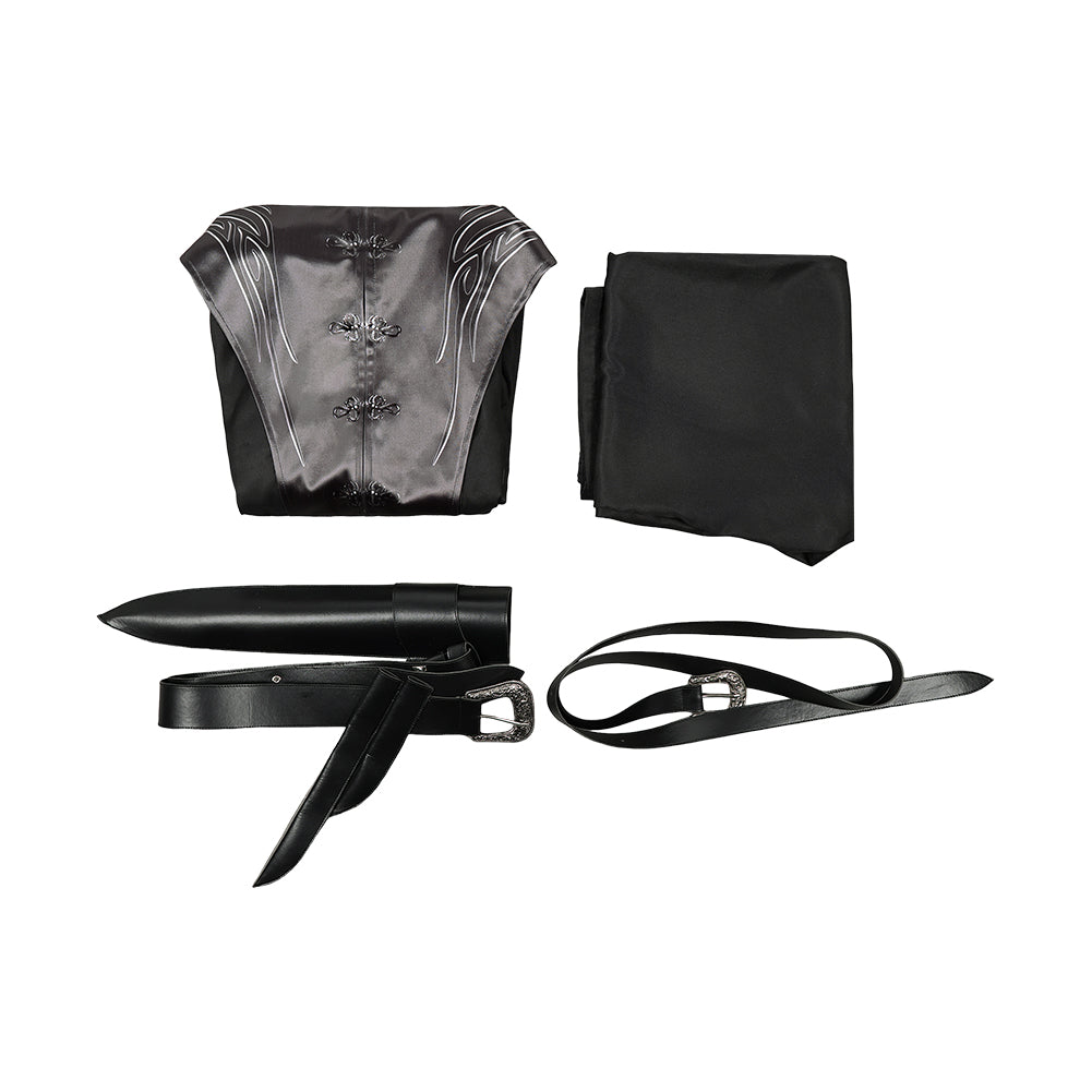 Prinz Daemon Targaryen schwarz Kostüm House Targaryen Daemon Cosplay Outfit