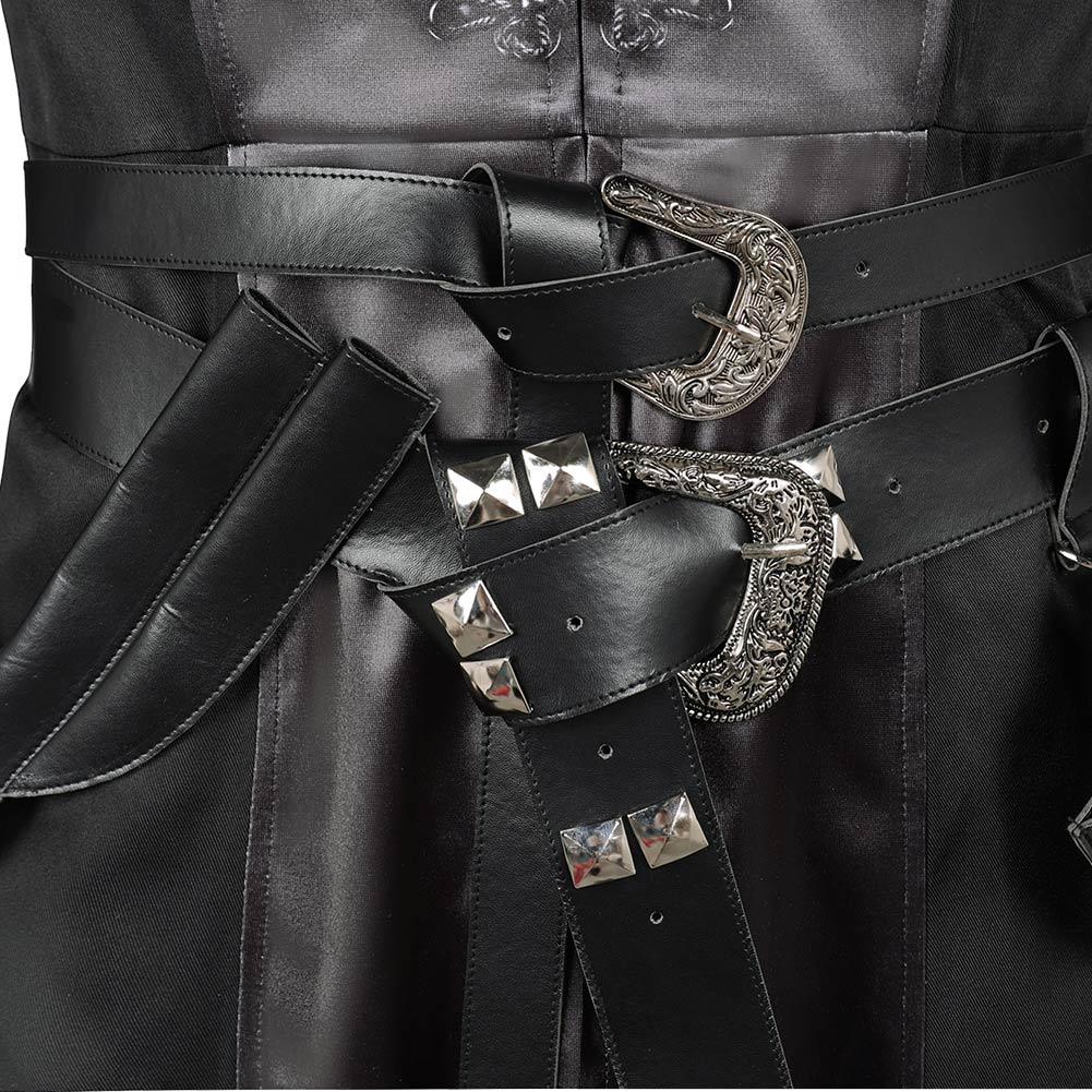 Prinz Daemon Targaryen schwarz Kostüm House Targaryen Daemon Cosplay Outfit