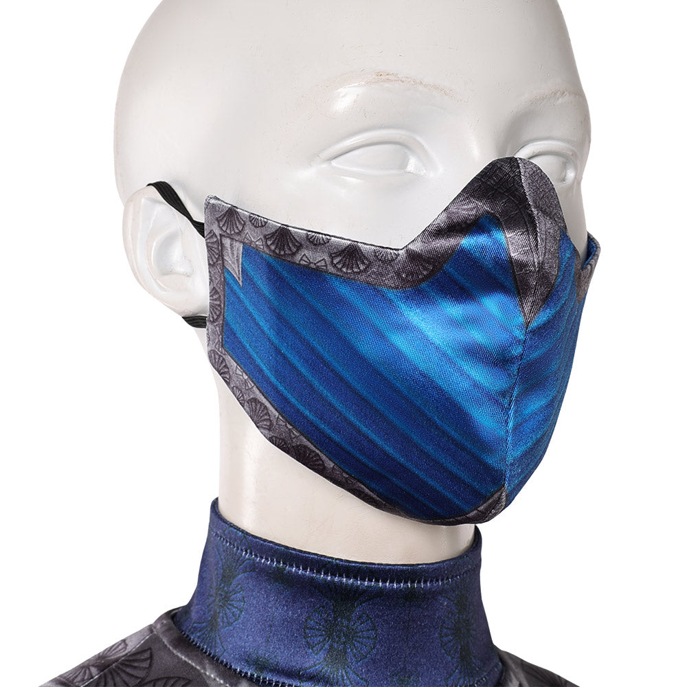 Prinzessin Kitana blau Kostüm Mortal Kombat Kitana Cosplay Outfit