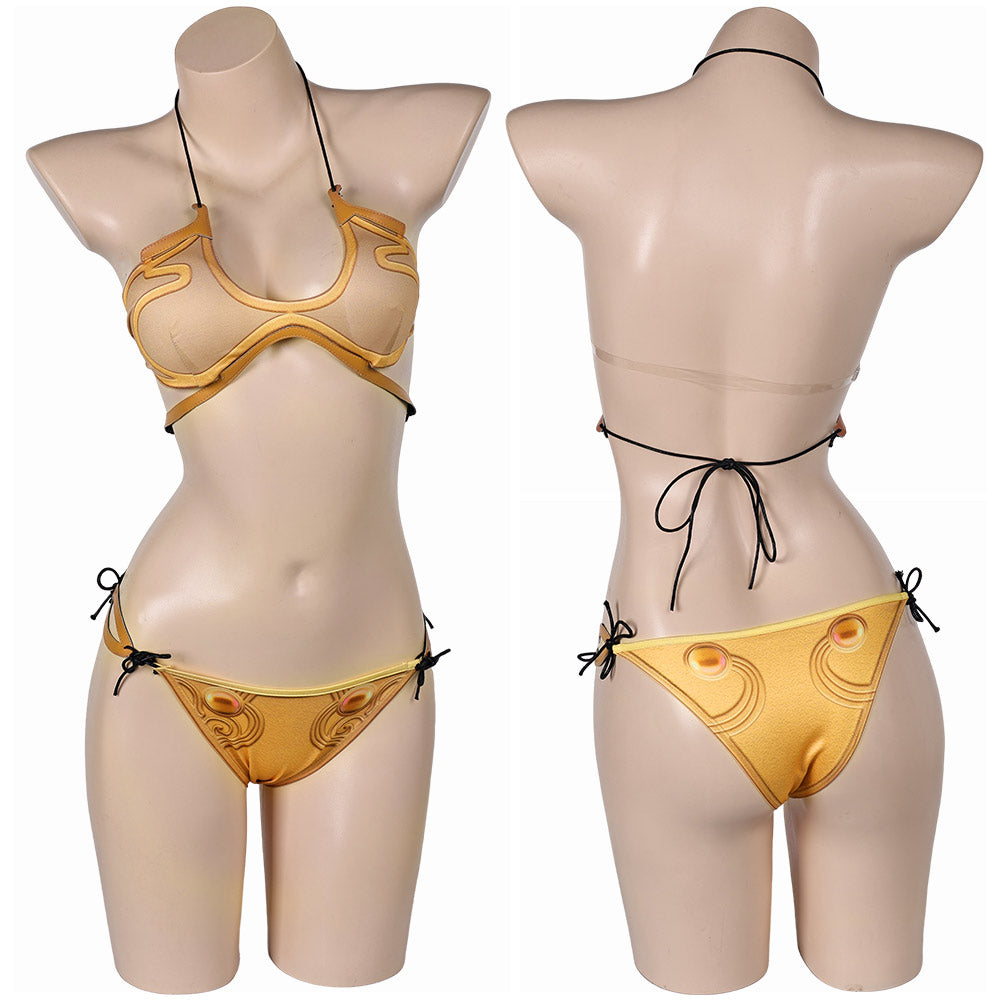 Prinzessin Leia Sommer 2tlg. Badeanzug Damen Bademode Bikini